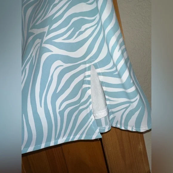 Princess Polly JULIA MINI SKIRT BLUE / WHITE - Picture 9 of 9